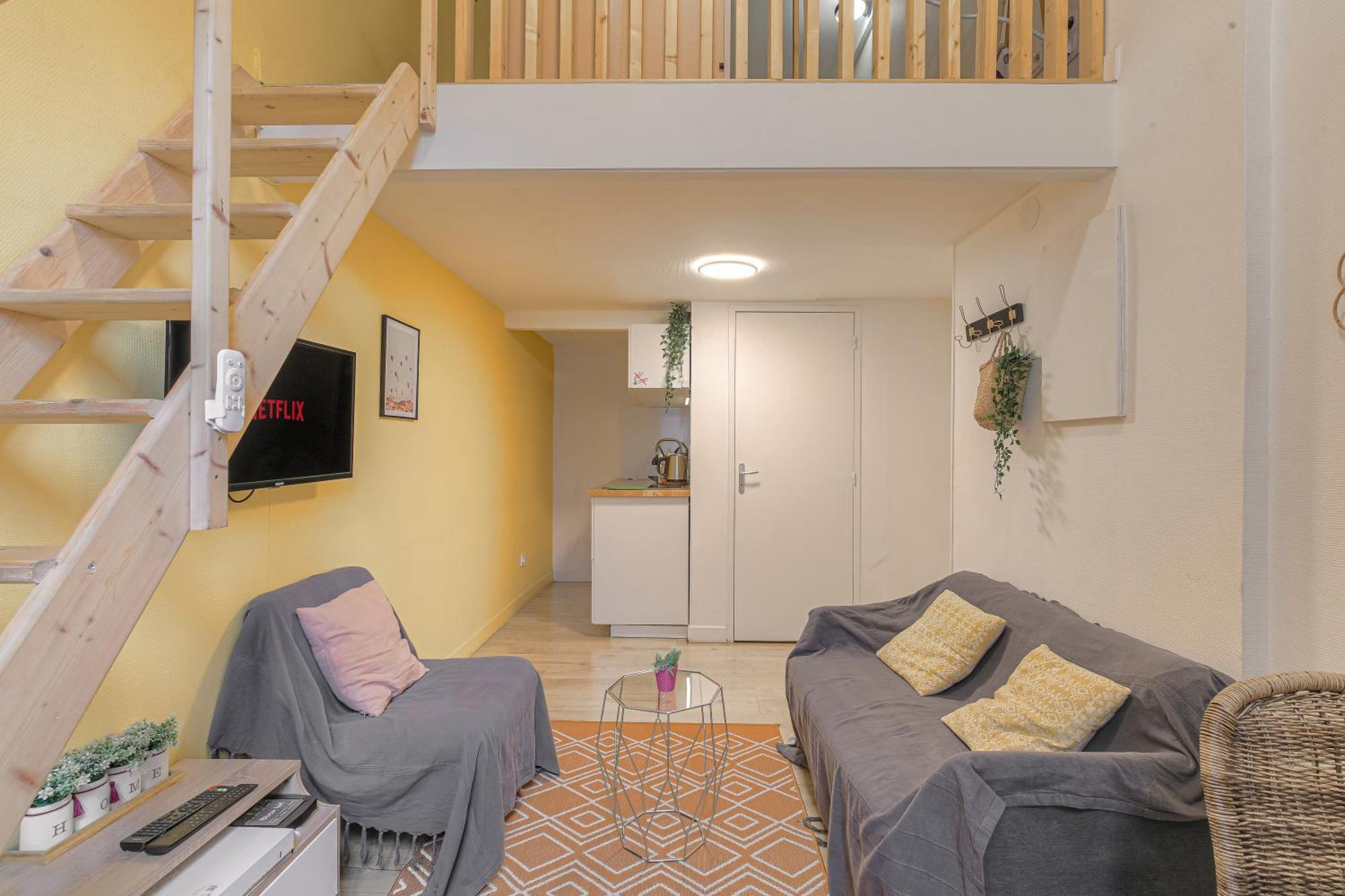 Апартаменты Duplex, Boheme Et Fonctionnel Proche Gratte-Ciel Вийёрбан Экстерьер фото